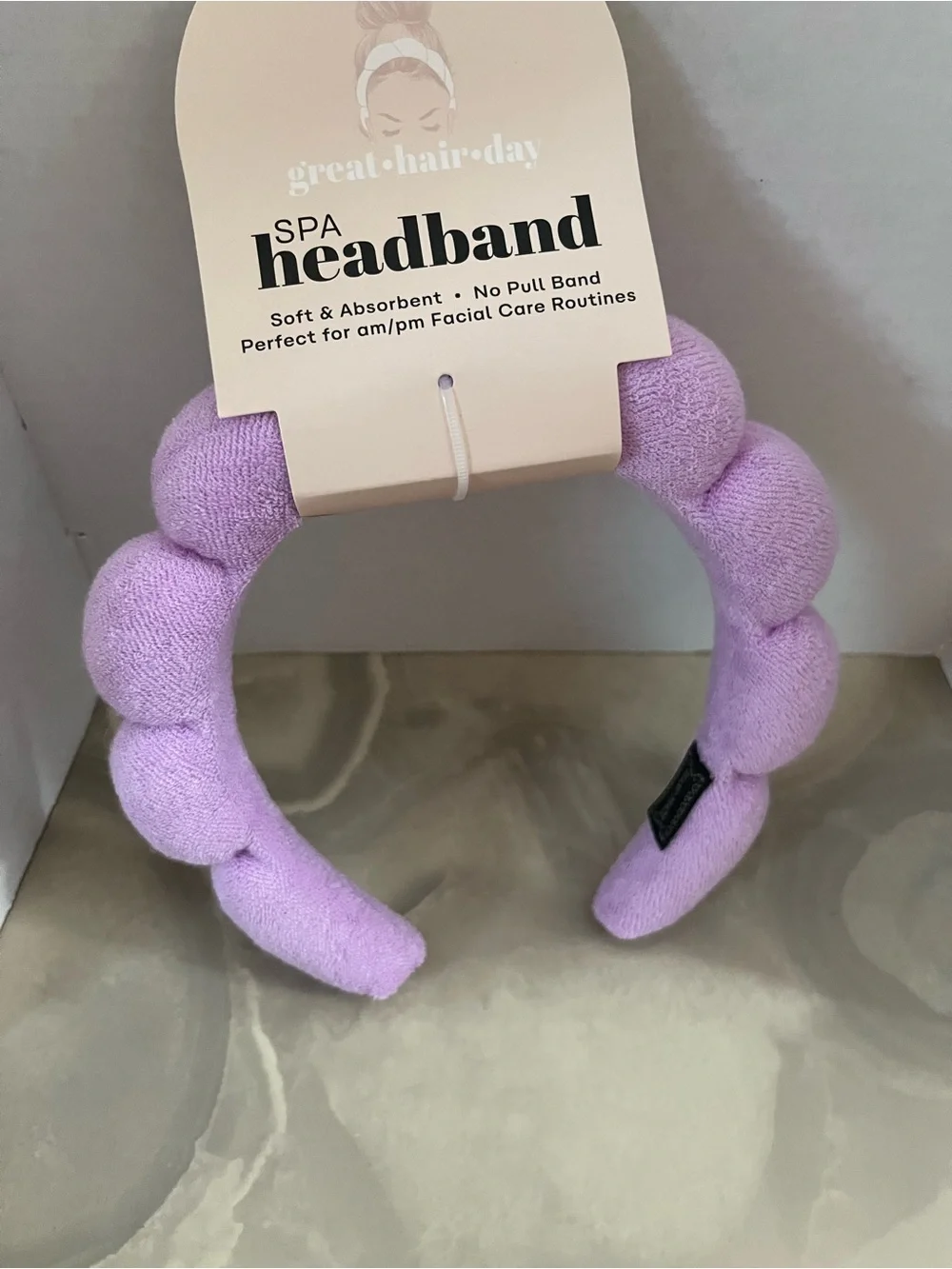 Lilac Spa Headband - Soft No-Pull Hair Accessory